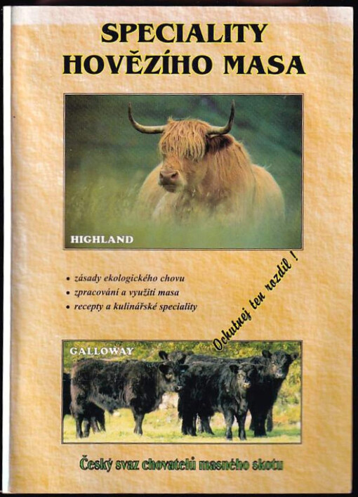 Speciality hovězího masa plemen Highland a Galloway