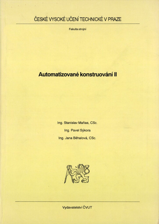 Automatizované konstruování II