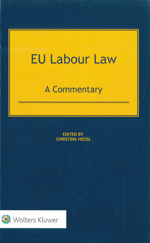 EU labour law : a commentary