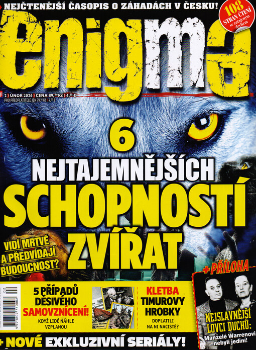 Enigma : záhadné události - tajná společenství - nevysvětlitelné úkazy - paranormální jevy - konspirační teorie