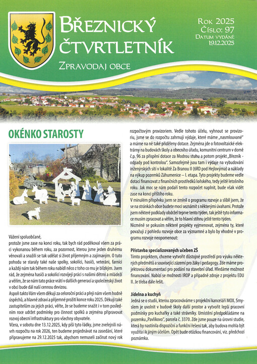 Březnický čtvrtletník : časopis obce Březník