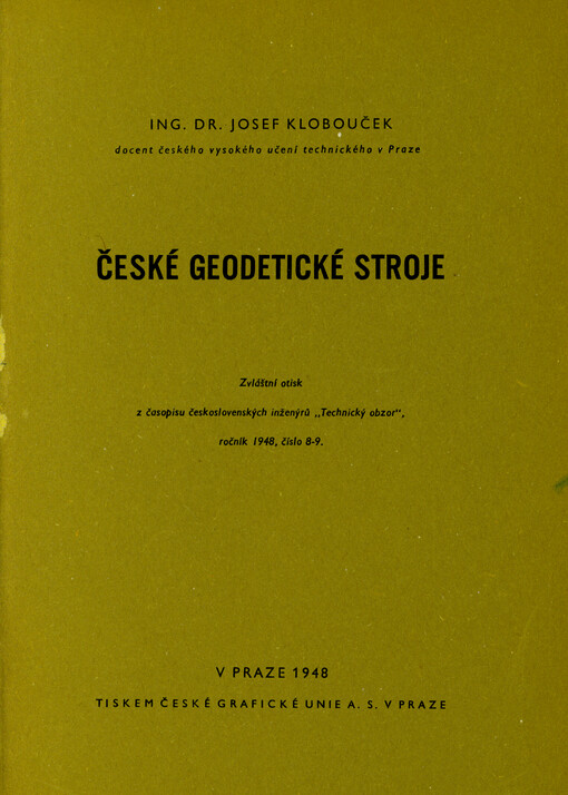 České geodetické stroje
