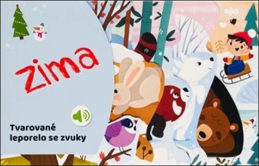 Tvarované leporelo se zvuky Zima