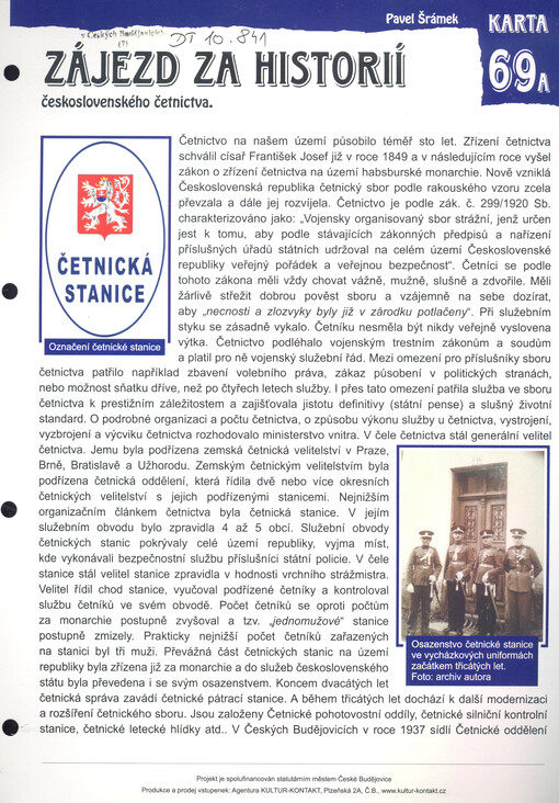 Zájezd za historií československého četnictva