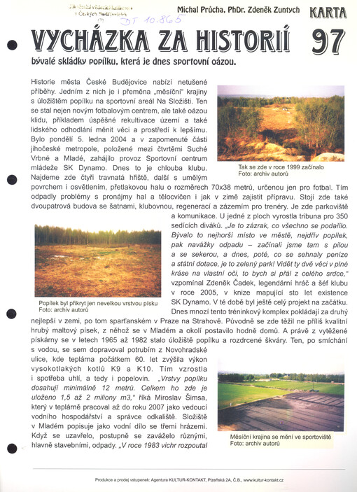 Vycházka za historií bývalé skládky popílku, která je dnes sportovní oázou