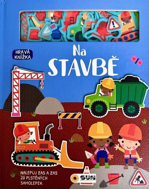 Hravá knížka - NA STAVBĚ - plstěné hrátky - čti a stav