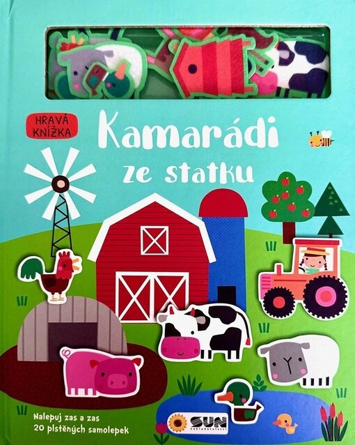 Hravá knížka - KAMARÁDI ZE STATKU - plstěné hrátky - čti a stav