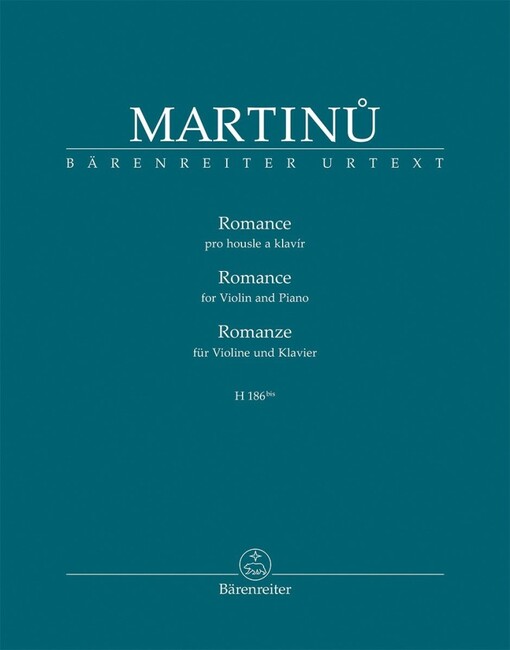 Romance pro housle a klavír H 186bis