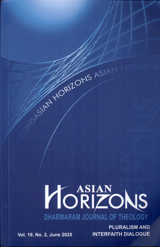 Asian horizons : Dharmaram journal of theology