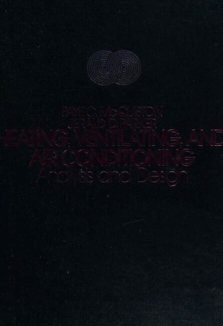 Heating, ventilating, and air conditioning :analysis and design