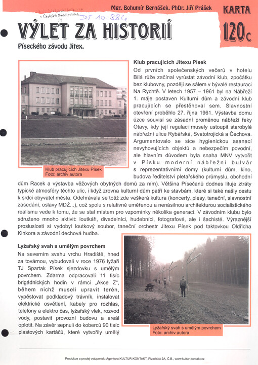 Výlet za historií Píseckého závodu Jitex