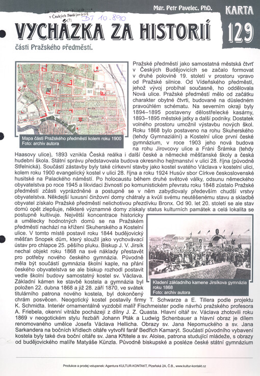 Vycházka za historií části Pražského předměstí