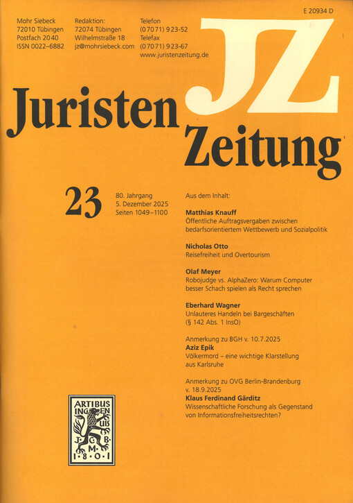 Juristen Zeitung