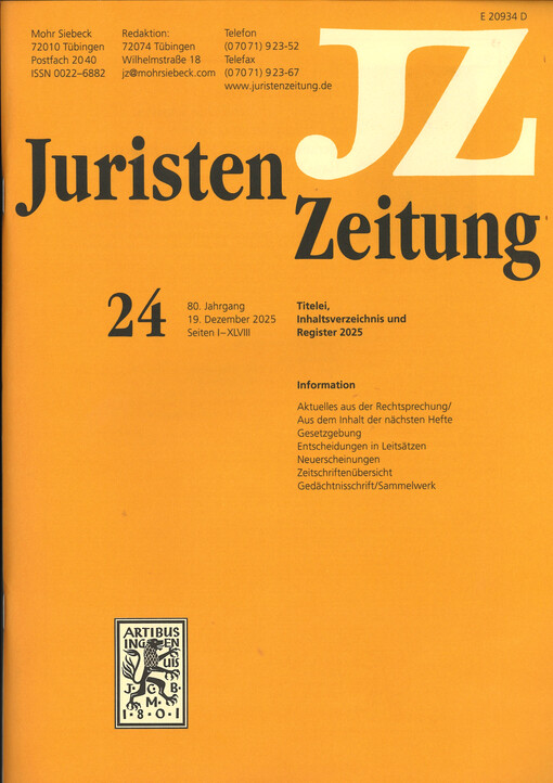 Juristen Zeitung