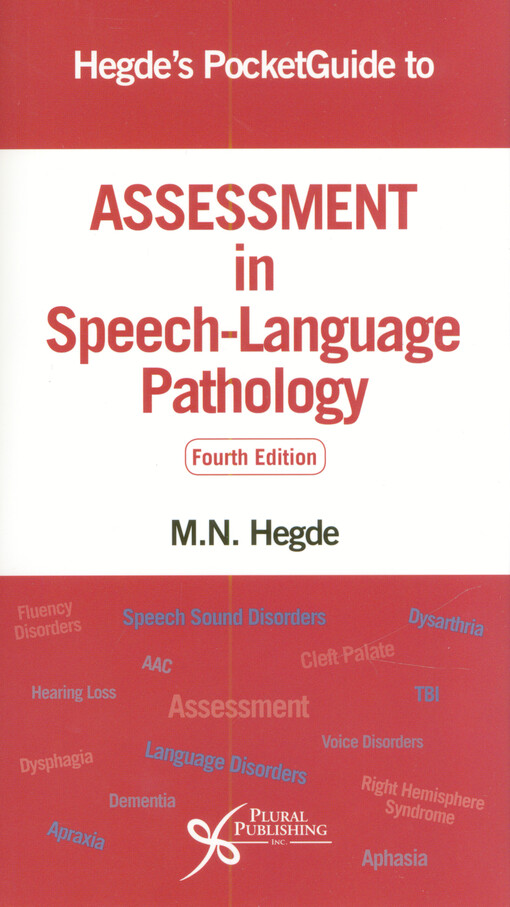 Hegde's pocketguide to assessment in speech-language pathology