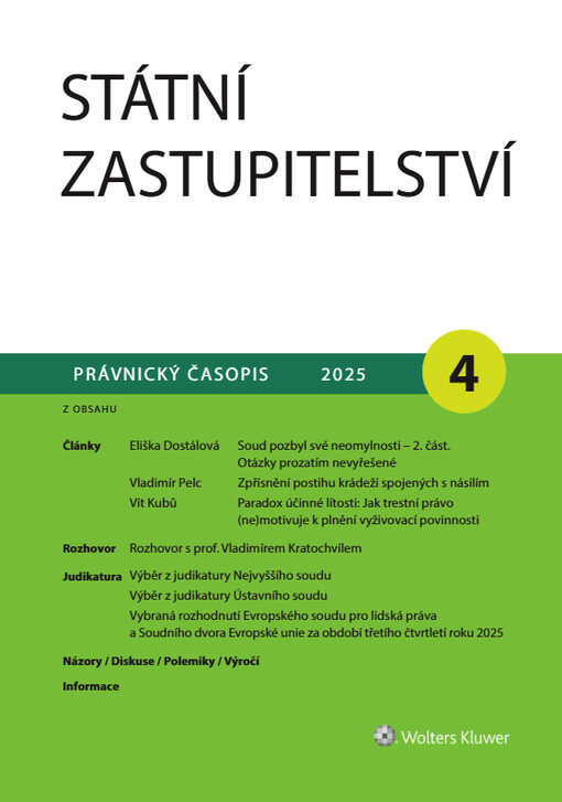 Státní zastupitelství : právnický časopis