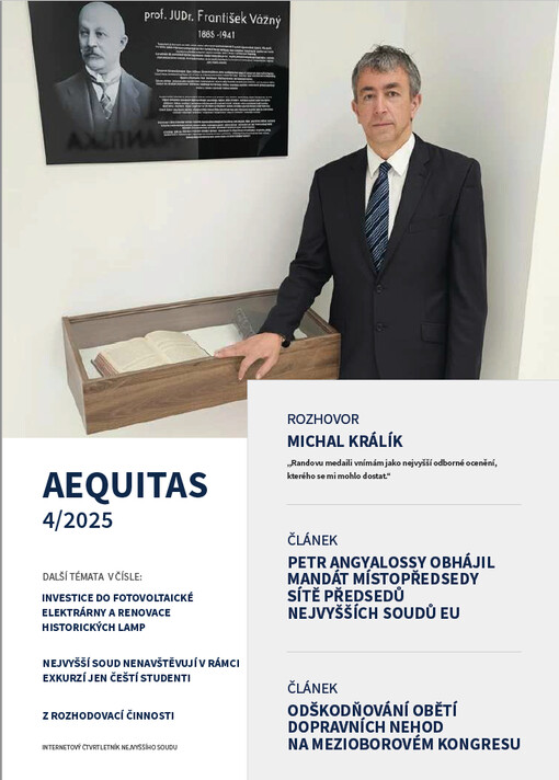 Aequitas : internetový čtvrtletník Nejvyššího soudu