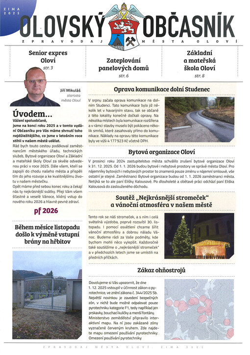 Olovský občasník : zpravodaj města Oloví