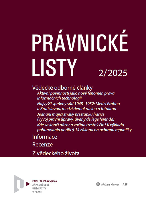 Právnické listy