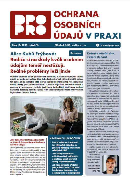 Ochrana osobních údajů v praxi : DPO PRO