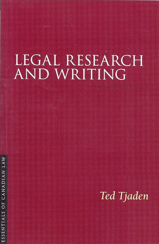 Legal research and writing