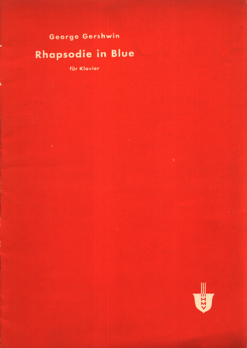 Rhapsodie in Blue : für Klavier