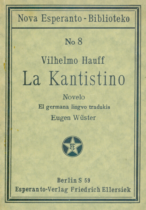 La kantistino : novelo