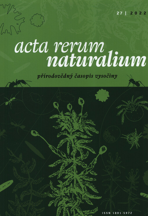 Acta rerum naturalium : přírodovědný sborník Vysočiny