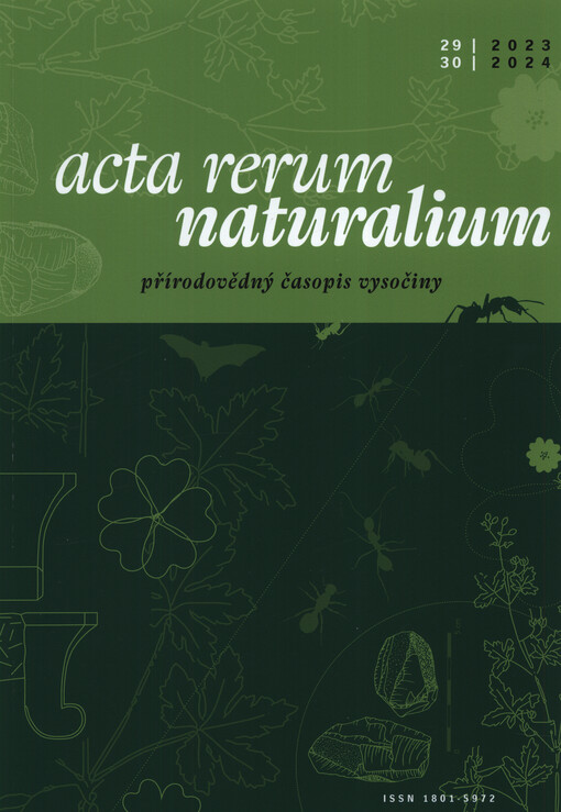 Acta rerum naturalium : přírodovědný sborník Vysočiny