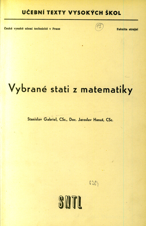 Vybrané stati z matematiky