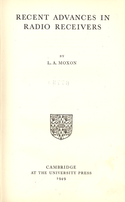 Recent advances in radio receivers