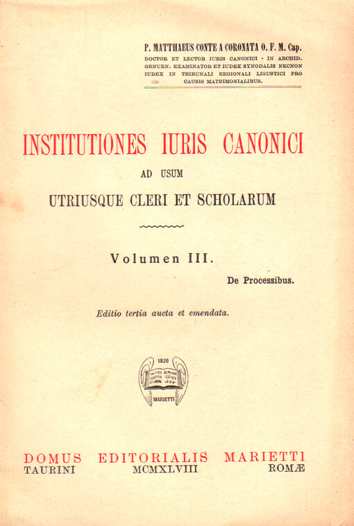 Institutiones iuris canonici