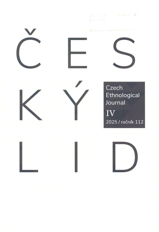 Český lid : sborník věnovaný studiu lidu českého v Čechách, na Moravě, ve Slezsku a na Slovensku