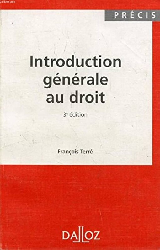 Introduction générale au droit