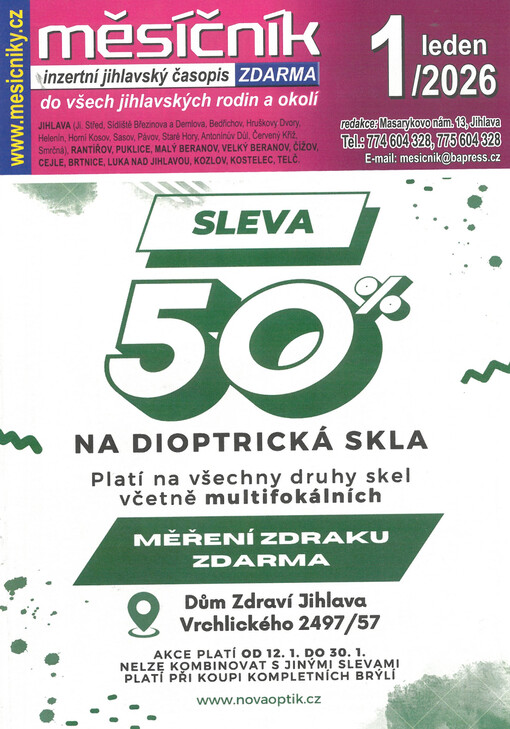 Měsíčník : zábavný jihlavský časopis do všech jihlavských rodin a okolí