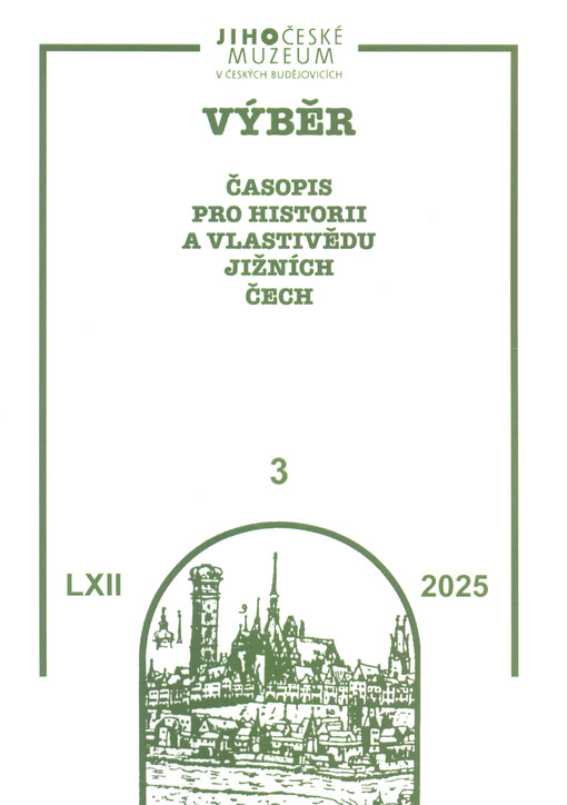 Výběr : časopis pro historii a vlastivědu jižních Čech