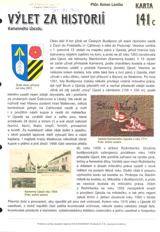 Výlet za historií Kamenného Újezdu