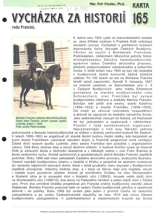 Vycházka za historií rodu Francků