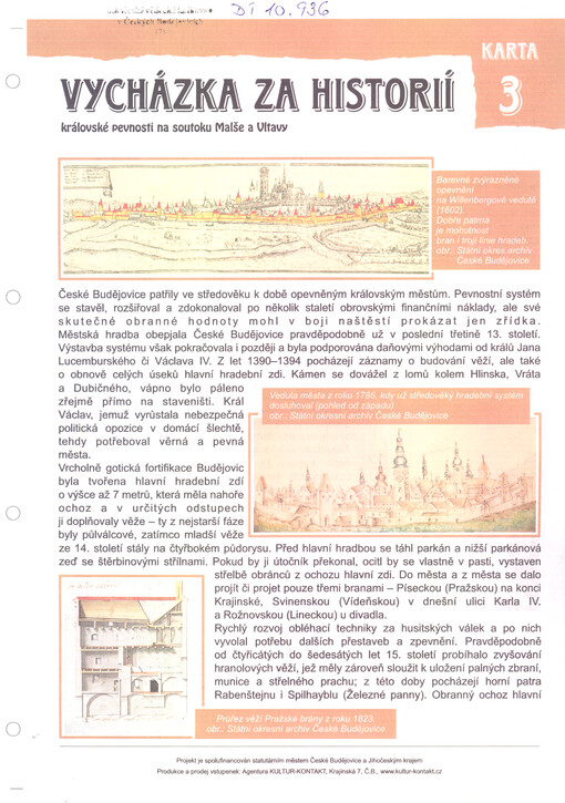 Vycházka za historií královské pevnosti na soutoku Malše a Vltavy