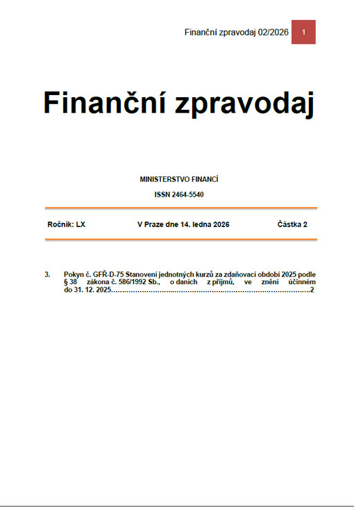 Finanční zpravodaj