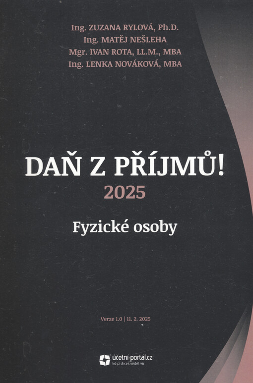 Daň z příjmů! 2025 : fyzické osoby