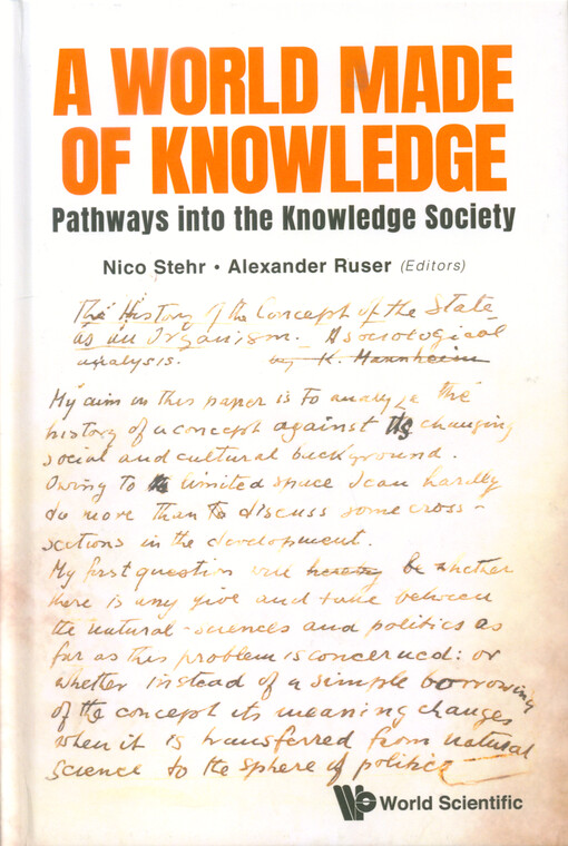 A world made of knowledge : pathways into the knowledge society