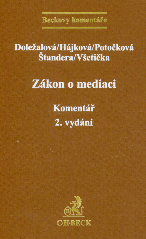 Zákon o mediaci : komentář