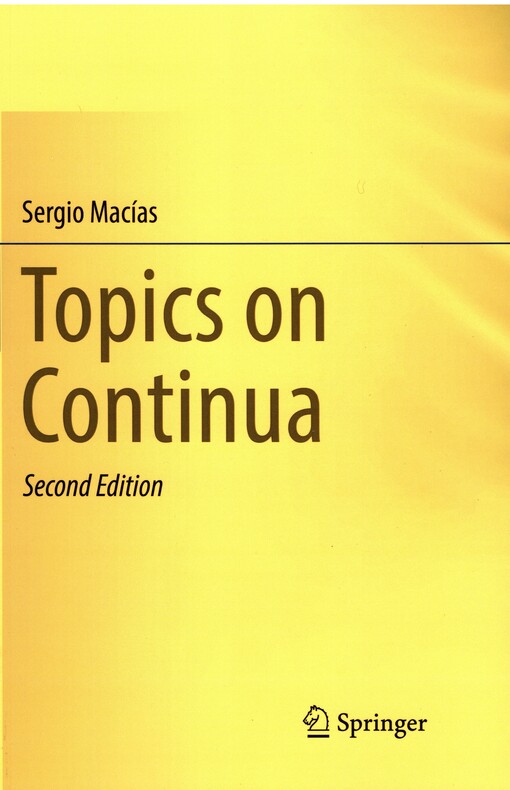 Topics on Continua, Sec. Edition