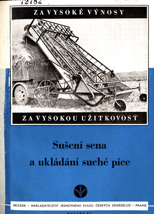 Sušení sena a ukládání suché píce