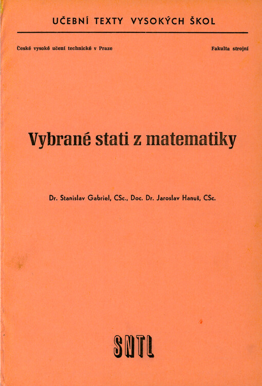 Vybrané stati z matematiky