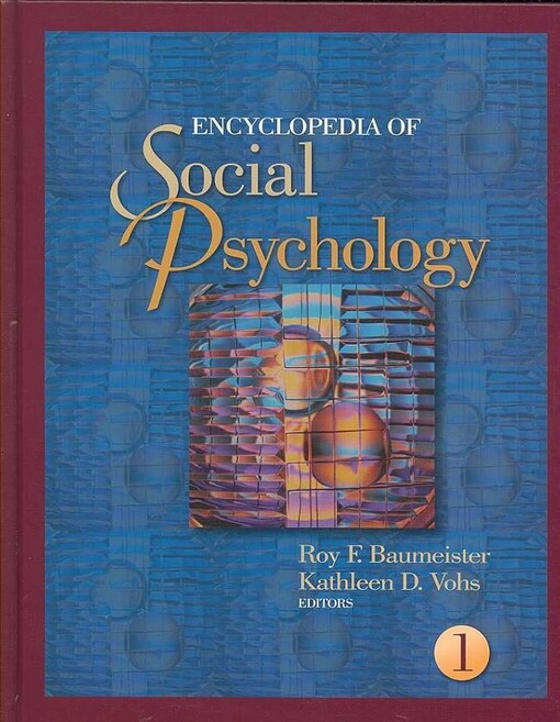 Encyclopedia of Social Psychology (2 Volume Set)