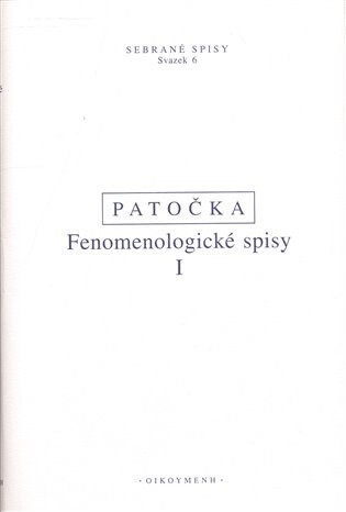 Fenomenologické spisy.texty z let 1931-1949 /I,Přirozený svět :