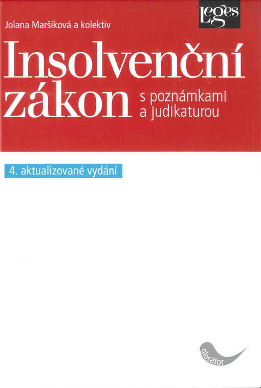Insolvenční zákon : s poznámkami a judikaturou