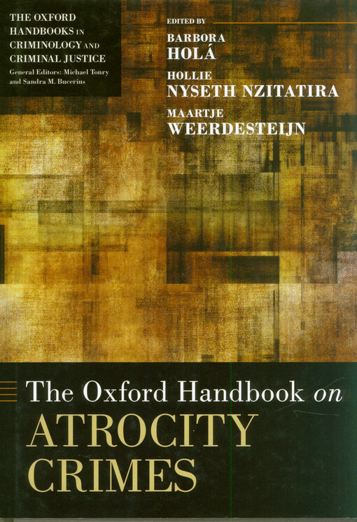 The Oxford handbook on atrocity crimes